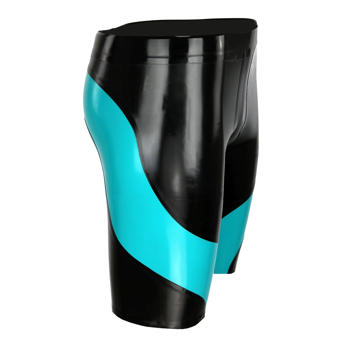 Latex Radler Shorts CURVY Laser Edition